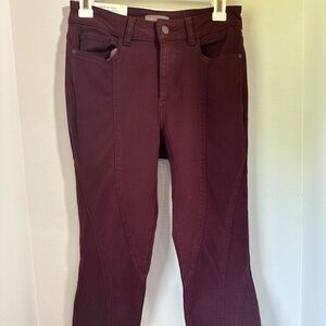 Dl1961 colorful burgundy Florance ankle jeans size 26